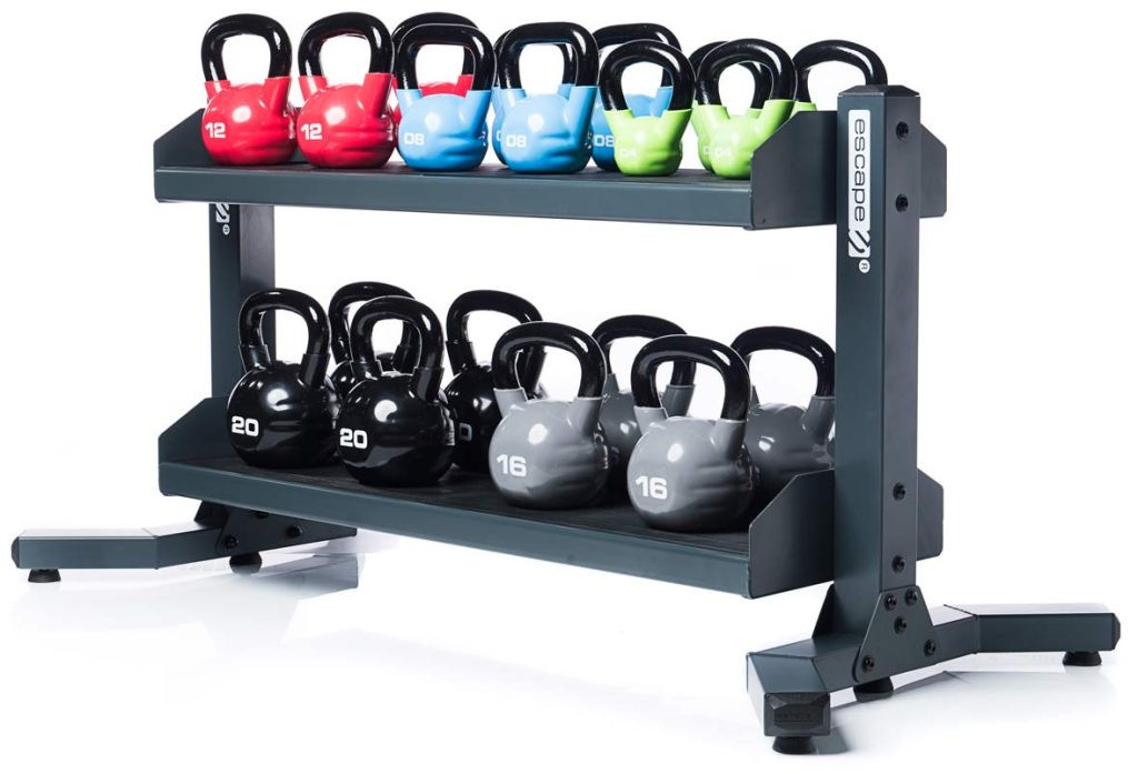 Escape Fitness Studio Vinyl Kettlebells